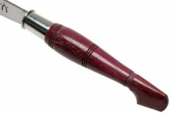 Nontron No. 25 Turning Ferrule, Amarante, Clog Shape NN25AMA Couteau De Poche -KNIVESANDTOOLS Magasin NN25AMA 06 nontron