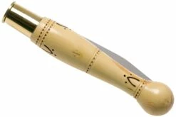 Nontron No. 25 Turning Ferrule, Boxwood, Ball Shape NN25BO Couteau De Poche -KNIVESANDTOOLS Magasin NN25BO 04 nontron