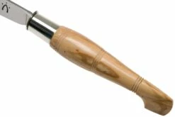 Nontron No. 25 Turning Ferrule, Olivewood, Clog Shape NN25OL Couteau De Poche -KNIVESANDTOOLS Magasin NN25OL 06 nontron