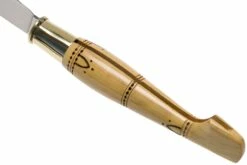 Nontron No. 25 Turning Ferrule, Boxwood, Clog Shape NN25 Couteau De Poche -KNIVESANDTOOLS Magasin NN25 05 nontron