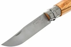 Opinel Couteau De Poche No. 8 Gamme De Luxe Avec étui En Cuir, Olivier -KNIVESANDTOOLS Magasin OP001004 03 opinel v201903