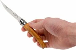 Opinel Slim Line No. 8, Olivier, Couteau De Poche 15 Opinel Slim Line No. 8, Olivier, Couteau De Poche -KNIVESANDTOOLS Magasin OP001144 07 opinel op001144 07