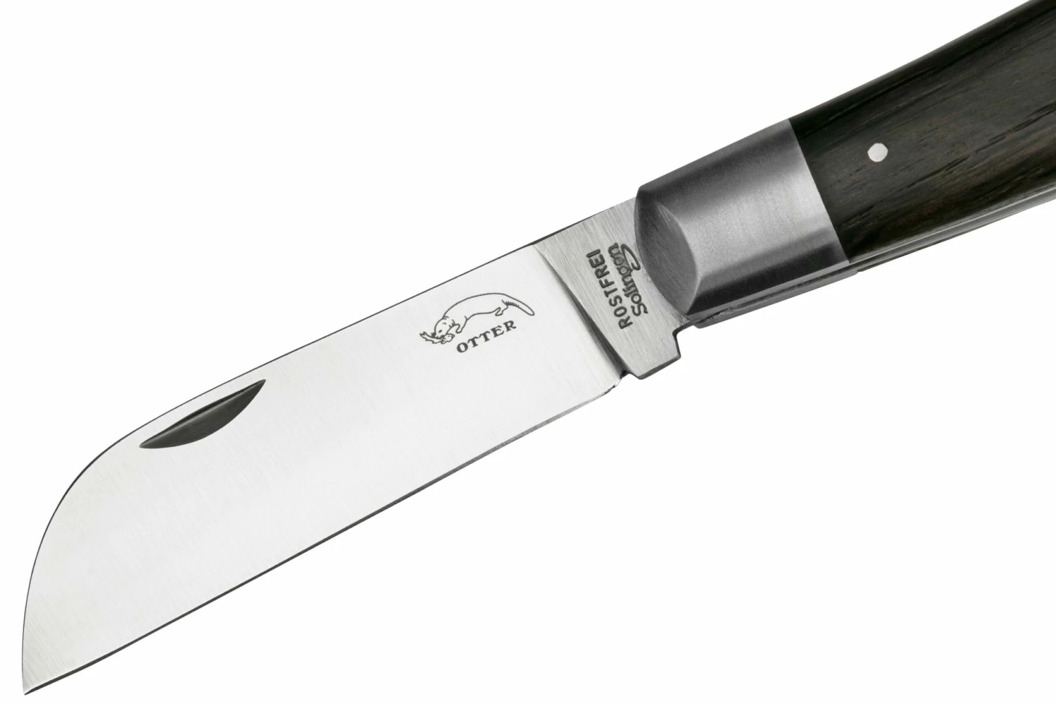 Otter Anchor Knife 172 R.m.L Large Stainless, Smoked Oak, Stainless Anchor, Couteau De Poche 5 Otter Anchor Knife 172 R.m.L Large Stainless, Smoked Oak, Stainless Anchor, Couteau De Poche – Image 3