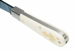 Otter Anchor Knife 173 KN M.L Large Blue Carbon, Bone, Brass Anchor, Couteau De Poche -KNIVESANDTOOLS Magasin OR173KNML 07 otter