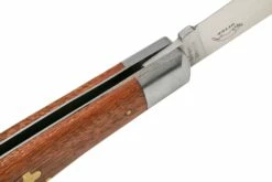 Otter Anchor Knife 173 R Large Stainless, Sapeli, Brass Anchor, Couteau De Poche -KNIVESANDTOOLS Magasin OR173R 06 otter