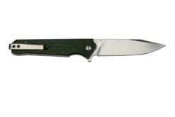 QSP Knife Mamba V2 QS111-I1 Satin, Green Micarta Couteau De Poche -KNIVESANDTOOLS Magasin QS111 I1 02 qsp