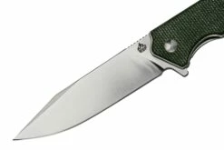 QSP Knife Mamba V2 QS111-I1 Satin, Green Micarta Couteau De Poche -KNIVESANDTOOLS Magasin QS111 I1 03 qsp