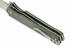 QSP Knife Mamba V2 QS111-I1 Satin, Green Micarta Couteau De Poche -KNIVESANDTOOLS Magasin QS111 I1 05 qsp