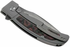 QSP Knife Legatus QS136-B Carbonfiber Red G10 Couteau De Gentleman, DBW Design -KNIVESANDTOOLS Magasin QS136 B 04 qsp