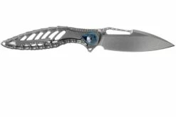 Rike Thor 6 Dark Grey Titanium, Couteau De Poche Intégral -KNIVESANDTOOLS Magasin RKTHOR6 DG 02 rike knives rkthor6 dg 02