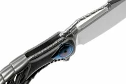 Rike Thor 6 Dark Grey Titanium, Couteau De Poche Intégral -KNIVESANDTOOLS Magasin RKTHOR6 DG 06 rike knives rkthor6 dg 06