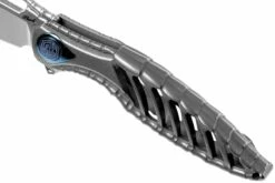 Rike Thor 6 Dark Grey Titanium, Couteau De Poche Intégral -KNIVESANDTOOLS Magasin RKTHOR6 DG 07 rike knives rkthor6 dg 07