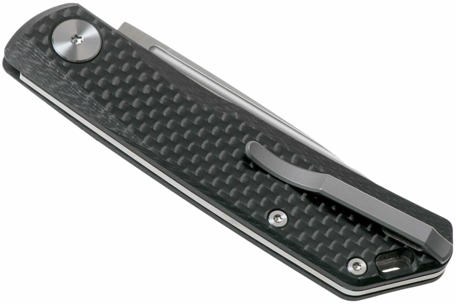 Real Steel Luna Premium II M390 Carbonfiber 7005P Knivesandtools Exclusive Couteau De Poche Slipjoint 6 Real Steel Luna Premium II M390 Carbonfiber 7005P Knivesandtools Exclusive Couteau De Poche Slipjoint – Image 4