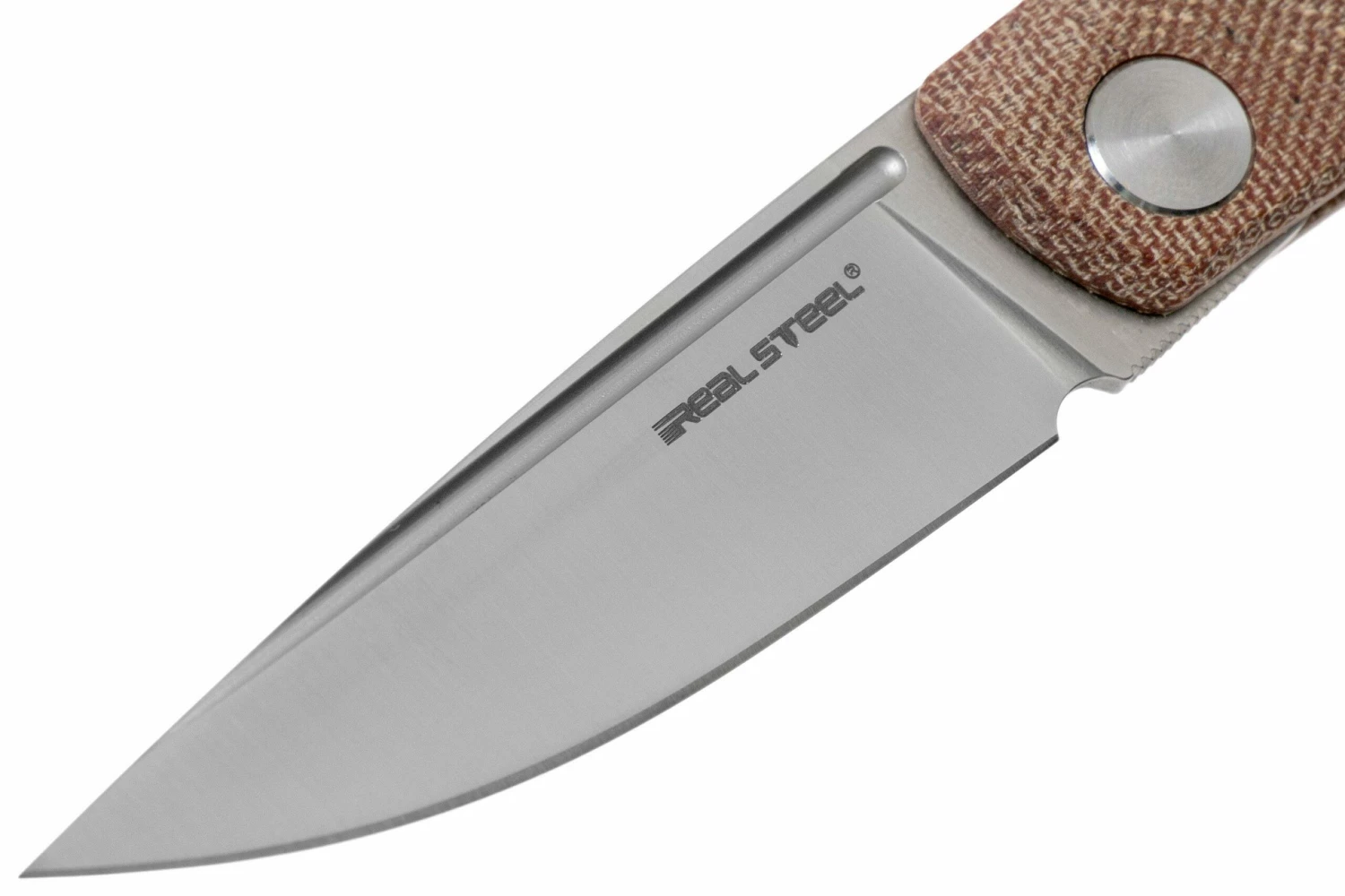 Real Steel Luna Premium II M390, Natural Micarta 7007P Knivesandtools Exclusive Couteau De Poche Slipjoint 5 Real Steel Luna Premium II M390, Natural Micarta 7007P Knivesandtools Exclusive Couteau De Poche Slipjoint – Image 3