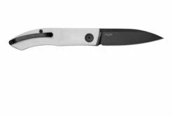 Real Steel Stella Black&White 7051BW Couteau De Poche Slipjoint, Poltergeist Design -KNIVESANDTOOLS Magasin RL7051BW 02 realsteel