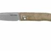 Real Steel Stella Green Canvas Micarta 7057 Knivesandtools Exclusive Couteau De Poche, Poltergeist Design -KNIVESANDTOOLS Magasin RL7057 01 real steel