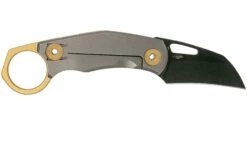 Real Steel Shade 7914 Black Black Gold Karambit Couteau De Poche, Poltergeist Design -KNIVESANDTOOLS Magasin RL7914 02 real steel