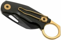 Real Steel Shade 7914 Black Black Gold Karambit Couteau De Poche, Poltergeist Design -KNIVESANDTOOLS Magasin RL7914 04 real steel