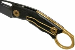 Real Steel Shade 7914 Black Black Gold Karambit Couteau De Poche, Poltergeist Design -KNIVESANDTOOLS Magasin RL7914 07 real steel