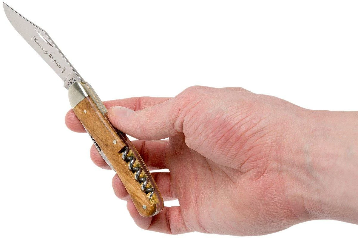 Robert Klaas Classic 100mm Olive 2346-K-437 Décapsuleur & Tire-bouchon 9 Robert Klaas Classic 100mm Olive 2346-K-437 Décapsuleur & Tire-bouchon – Image 7