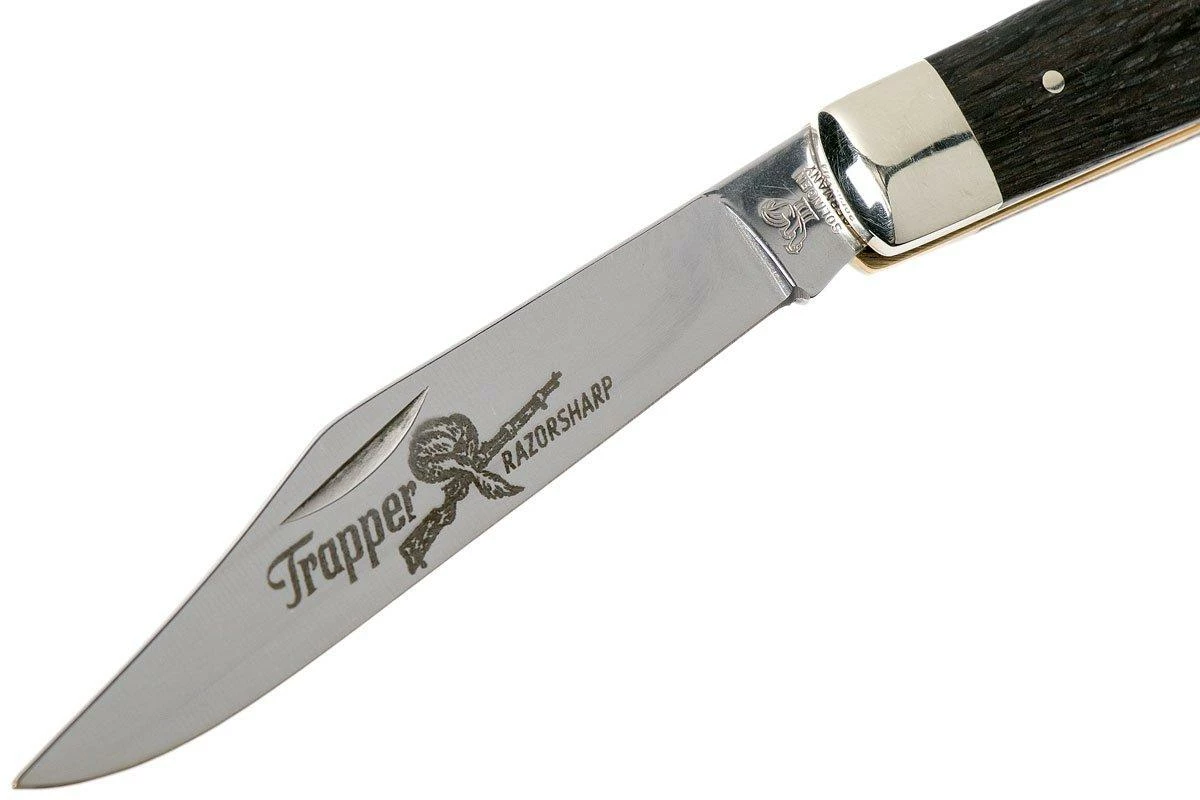 Robert Klaas US Trapper 95mm Bog Oak 412-1-276-TRS Couteau De Poche 5 Robert Klaas US Trapper 95mm Bog Oak 412-1-276-TRS Couteau De Poche – Image 3