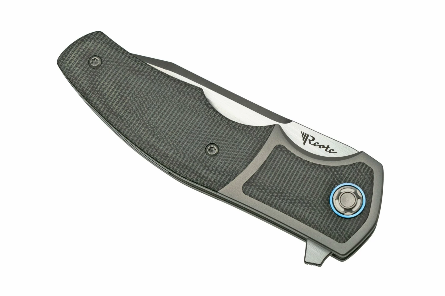 Reate Mini Crossroads M390, Black Micarta MCR-BLM Couteau De Poche, Kirby Lambert Design 6 Reate Mini Crossroads M390, Black Micarta MCR-BLM Couteau De Poche, Kirby Lambert Design – Image 4