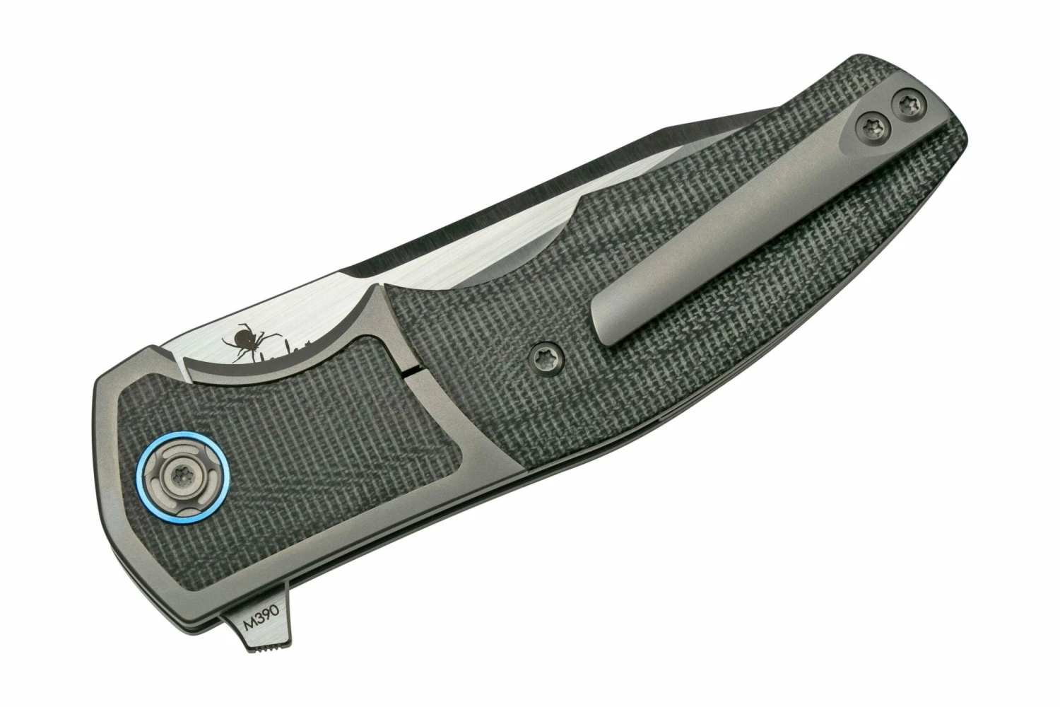 Reate Mini Crossroads M390, Black Micarta MCR-BLM Couteau De Poche, Kirby Lambert Design 7 Reate Mini Crossroads M390, Black Micarta MCR-BLM Couteau De Poche, Kirby Lambert Design – Image 5