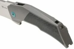 Reate T3000 Marble Carbon Fiber, Green Hardware Couteau De Poche, Tashi Bharucha Design -KNIVESANDTOOLS Magasin RTT3000 CF R 07 reate