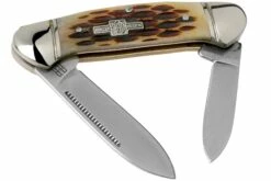 Rough Ryder Mini Canoe Amber Bone RR058 Couteau De Poche Slipjoint