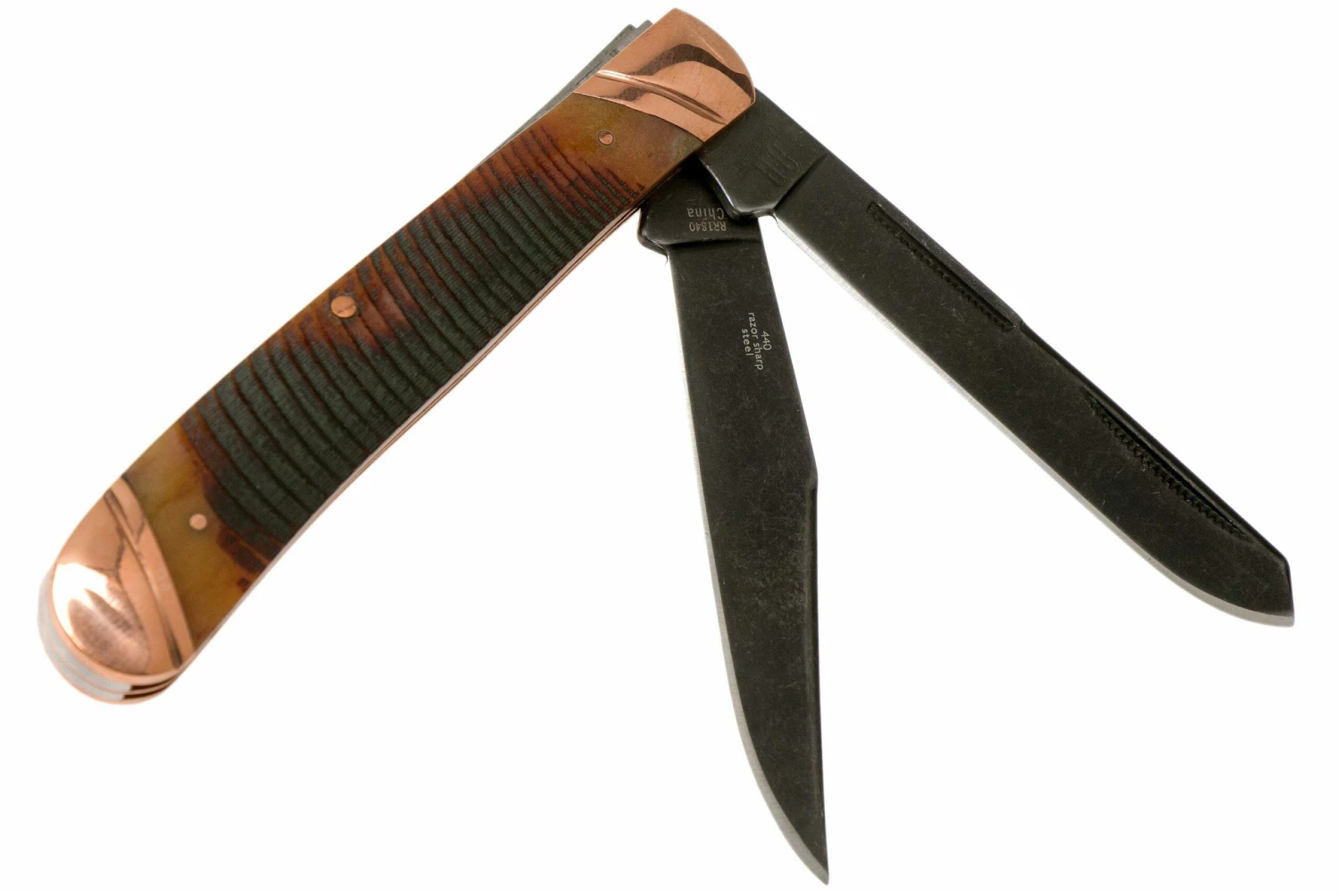 Rough Ryder Backwoods Bushcrafter Trapper RR1840 Couteau De Poche 4 Rough Ryder Backwoods Bushcrafter Trapper RR1840 Couteau De Poche – Image 2