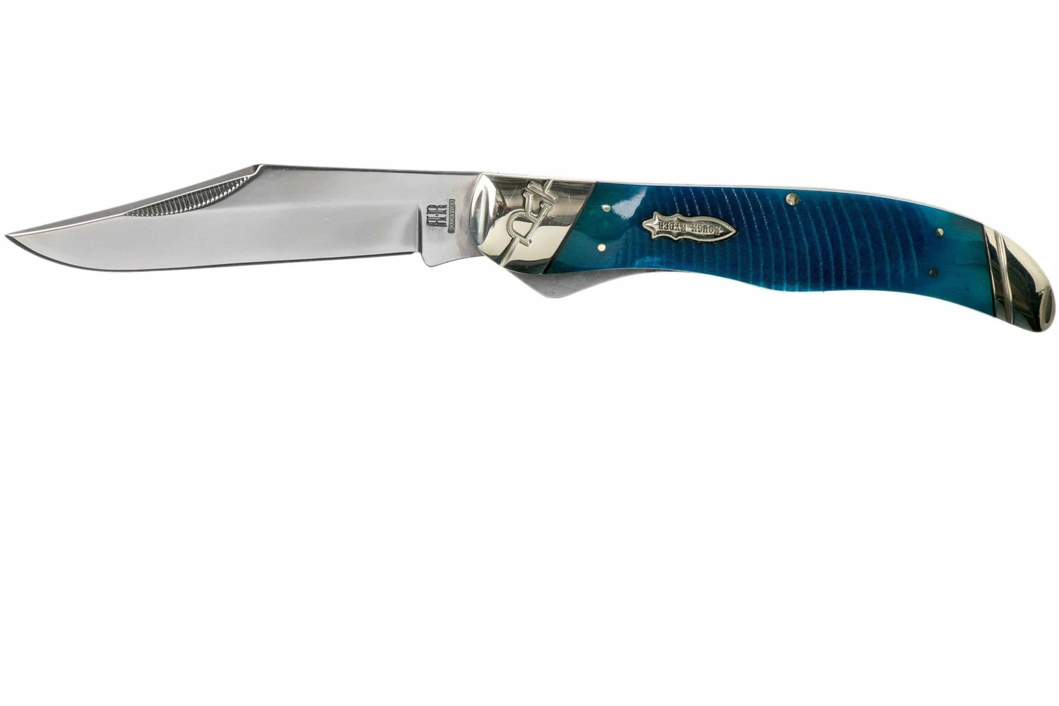Rough Ryder Black & Blue Folding Hunter RR2117 Couteau De Poche 3 Rough Ryder Black & Blue Folding Hunter RR2117 Couteau De Poche