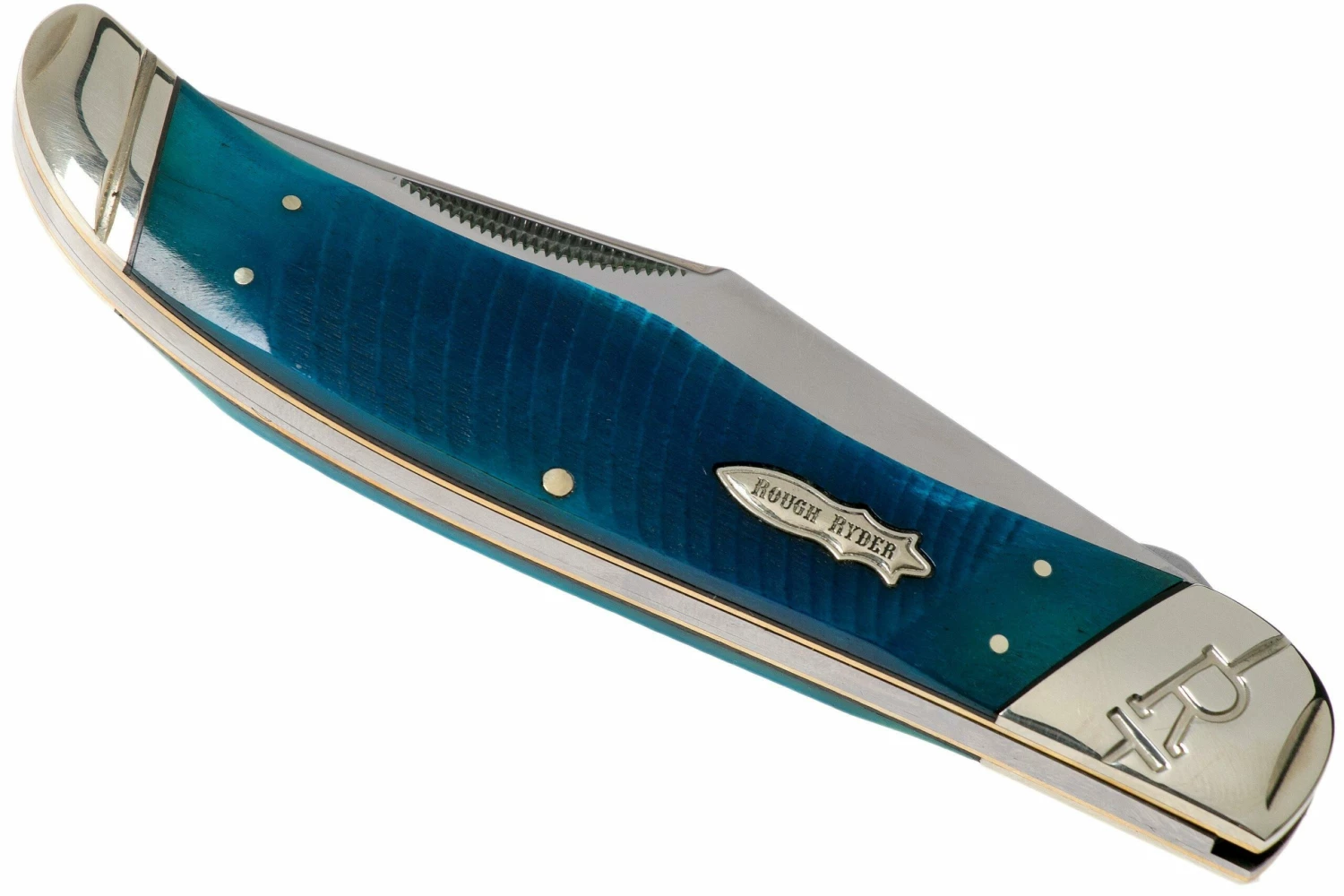 Rough Ryder Black & Blue Folding Hunter RR2117 Couteau De Poche 6 Rough Ryder Black & Blue Folding Hunter RR2117 Couteau De Poche – Image 4
