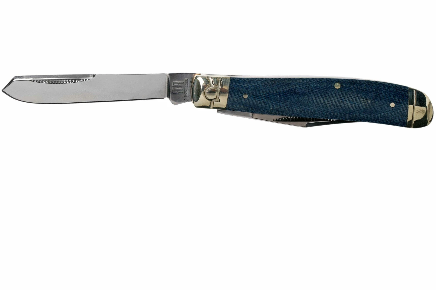 Rough Ryder Mini Trapper Denim RR2187 Carbon Couteau De Poche Slipjoint 5 Rough Ryder Mini Trapper Denim RR2187 Carbon Couteau De Poche Slipjoint – Image 3