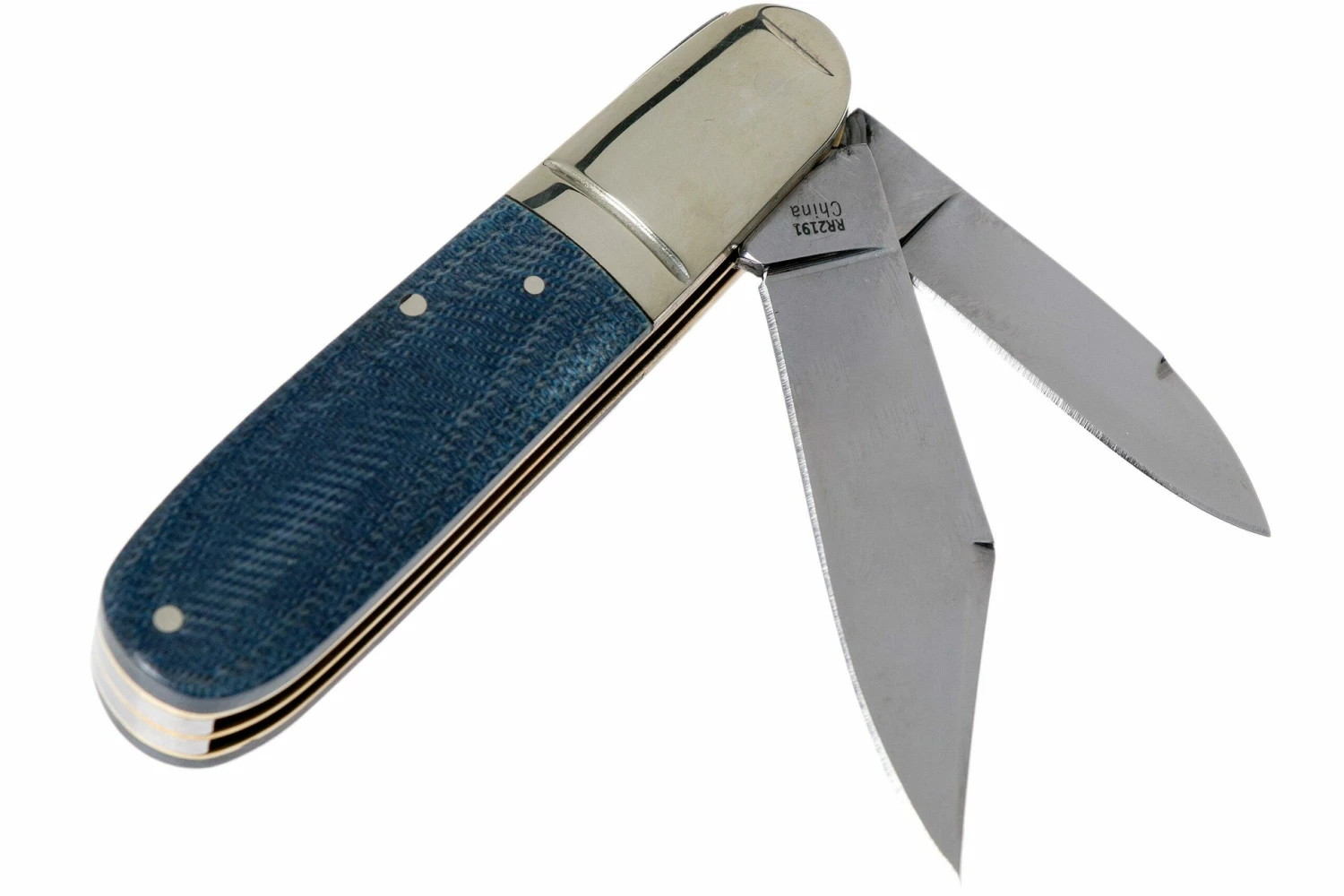 Rough Ryder Barlow Denim RR2191 Carbon Couteau De Poche Slipjoint 4 Rough Ryder Barlow Denim RR2191 Carbon Couteau De Poche Slipjoint – Image 2