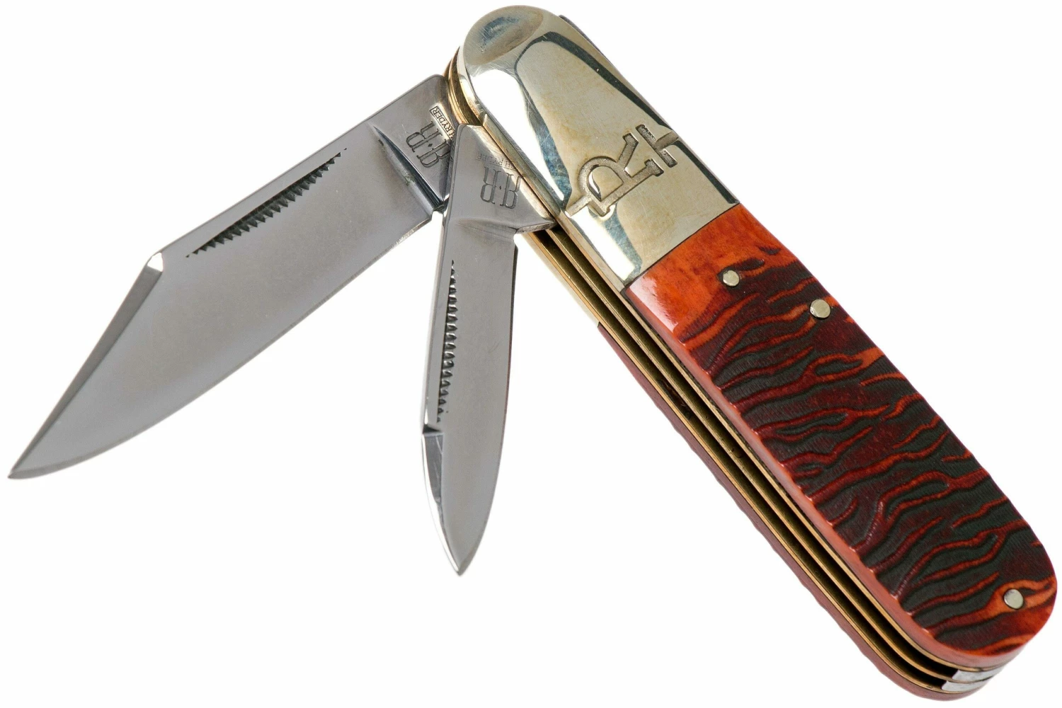 Rough Ryder Tiger Stripe Barlow RR2219 Couteau De Poche 3 Rough Ryder Tiger Stripe Barlow RR2219 Couteau De Poche