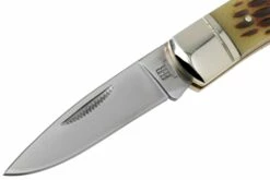 Rough Ryder Lockback Amber Bone RR461 Couteau De Poche -KNIVESANDTOOLS Magasin RY461 03 rough ryder