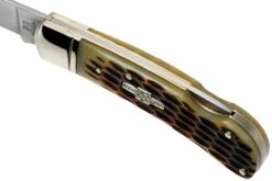 Rough Ryder Lockback Amber Bone RR461 Couteau De Poche -KNIVESANDTOOLS Magasin RY461 06 rough ryder