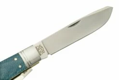 Rough Ryder Reserve Heavy Trapper Denim Micarta, RRR011 Couteau De Poche Slipjoint -KNIVESANDTOOLS Magasin RYR011 05 roughryder