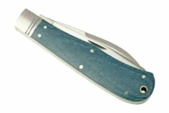 Rough Ryder Reserve Heavy Trapper Denim Micarta, RRR011 Couteau De Poche Slipjoint -KNIVESANDTOOLS Magasin RYR011 06 roughryder