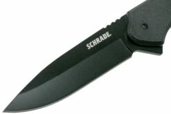 Schrade Fixed Knife 4" Drop Point 1124286 Tan & Black FRN Couteau De Poche -KNIVESANDTOOLS Magasin SC1124286 03 schrade