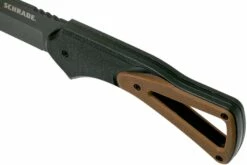 Schrade Fixed Knife 4" Drop Point 1124286 Tan & Black FRN Couteau De Poche -KNIVESANDTOOLS Magasin SC1124286 05 schrade