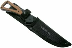 Schrade Fixed Knife 4" Drop Point 1124286 Tan & Black FRN Couteau De Poche -KNIVESANDTOOLS Magasin SC1124286 06 schrade