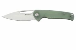 SENCUT Mims S21013-2 Natural Jade G10 Satin, Couteau De Poche
