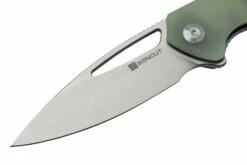 SENCUT Mims S21013-2 Natural Jade G10 Satin, Couteau De Poche -KNIVESANDTOOLS Magasin SES21013 2 03 sencut