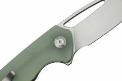 SENCUT Mims S21013-2 Natural Jade G10 Satin, Couteau De Poche -KNIVESANDTOOLS Magasin SES21013 2 05 sencut