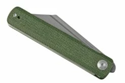 SENCUT Bronte SA08B Stonewashed, Green Micarta, Couteau De Poche -KNIVESANDTOOLS Magasin SESA08B 06 sencut