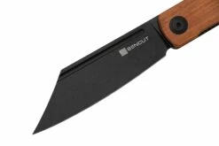 SENCUT Bronte SA08E Black Stonewashed, Cuibourtia Wood, Couteau De Poche -KNIVESANDTOOLS Magasin SESA08E 03 sencut