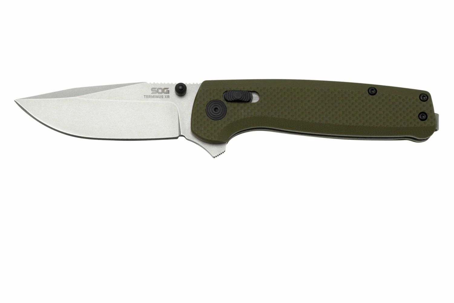 SOG Terminus XR OD Green G10, TM1022 Couteau De Poche 3 SOG Terminus XR OD Green G10, TM1022 Couteau De Poche
