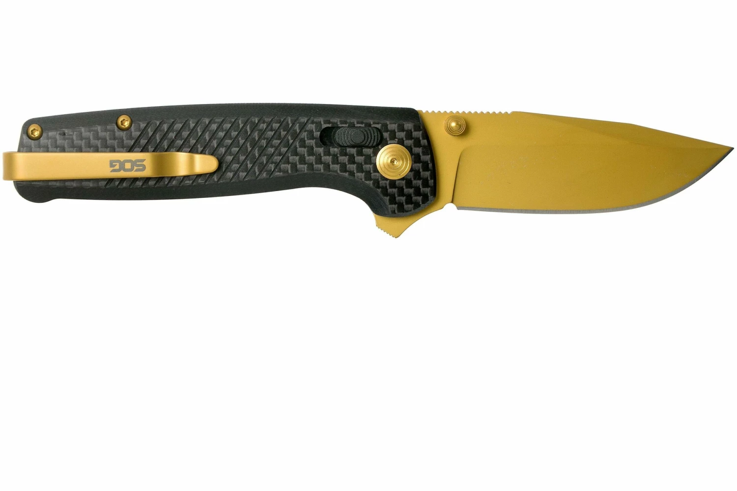 SOG Terminus XR LTE TM1033 Carbon Gold Couteau De Poche 4 SOG Terminus XR LTE TM1033 Carbon Gold Couteau De Poche – Image 2