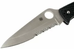 Spyderco Endura 4 C10PSBK Partly Serrated Couteau, De Poche 8 Spyderco Endura 4 C10PSBK Partly Serrated Couteau, De Poche -KNIVESANDTOOLS Magasin SP C10PSBK 02 spyderco endura half gekarteld spc10psbk d2